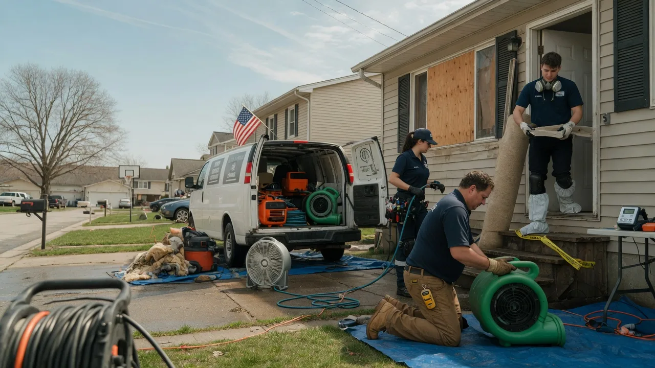 Water Damage Restoration in Crown City, OH near me